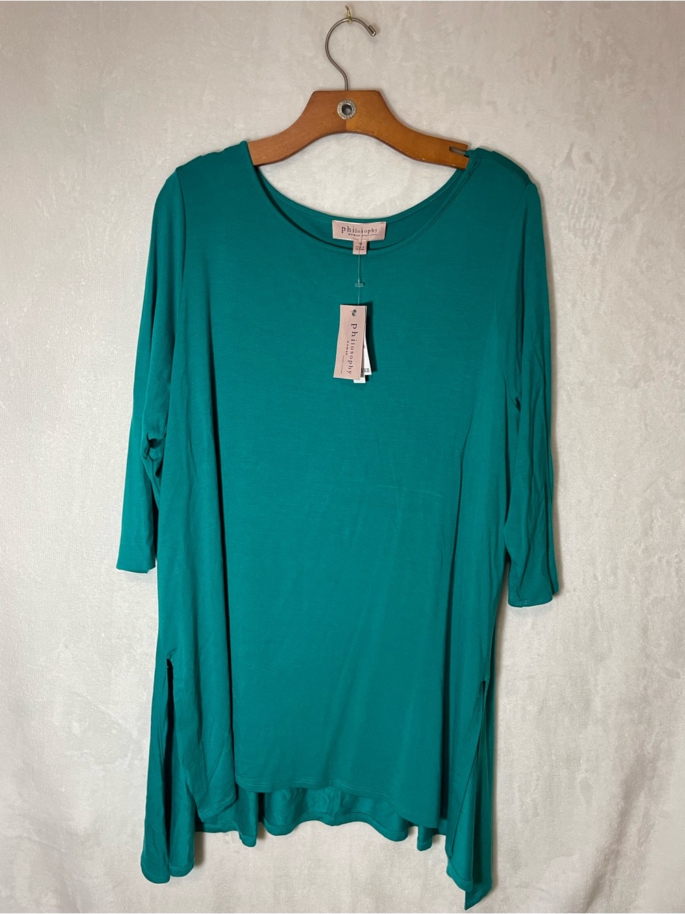 Philosophy Teal Tunic